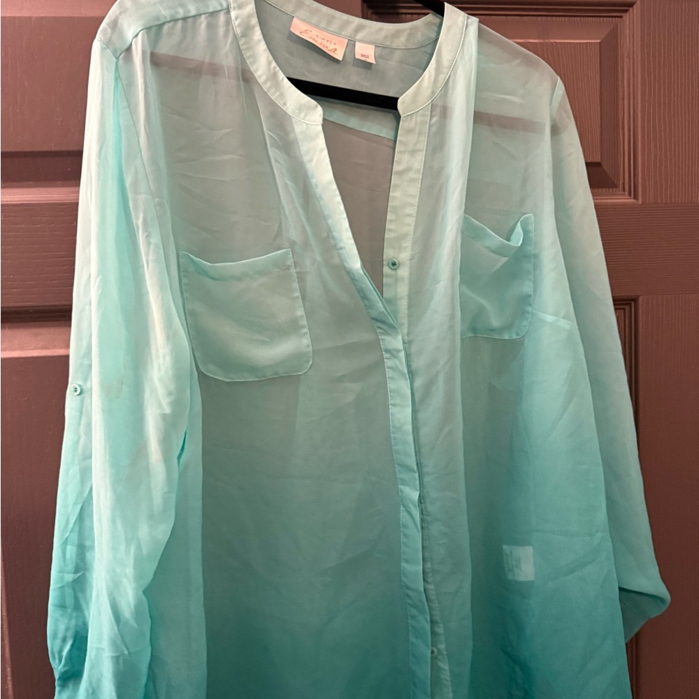 Simply Emma Sheer Blouse